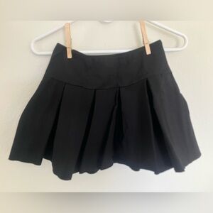 Current Mood black xs pleated mini skirt
